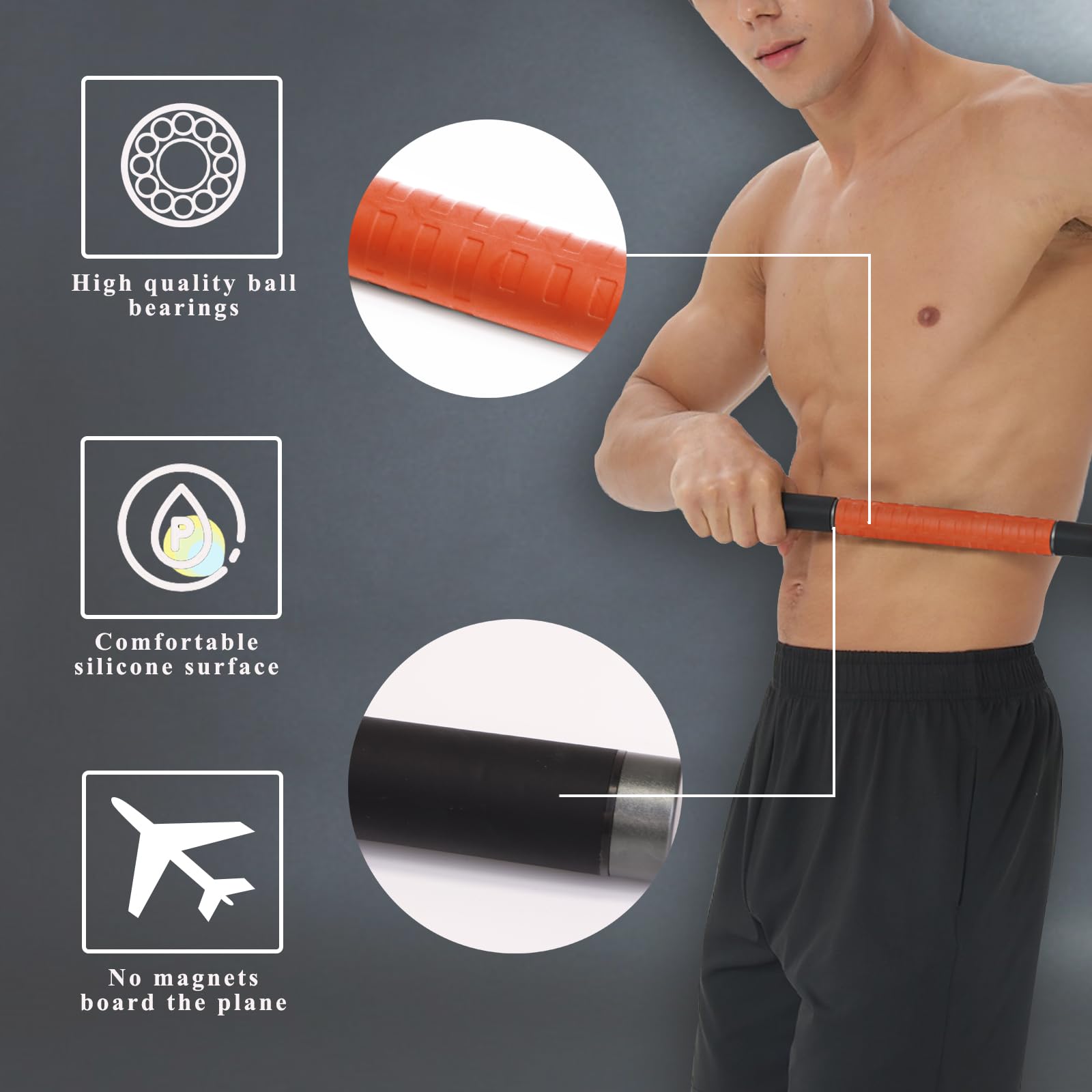 18-Inch Deep Tissue Massage Roller - product view 7