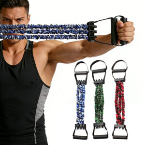 Adjustable Resistance Band Set for Gym Training and Back Strengthening